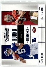 2017 Panini Contenders #RN-11 Davis Webb / C.J. Beathard Round Numbers