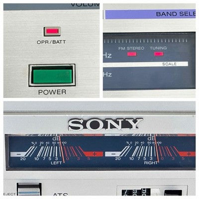 Sony CFS-66 Radio Cassette Recorder 1981 Showa Retro Boombox