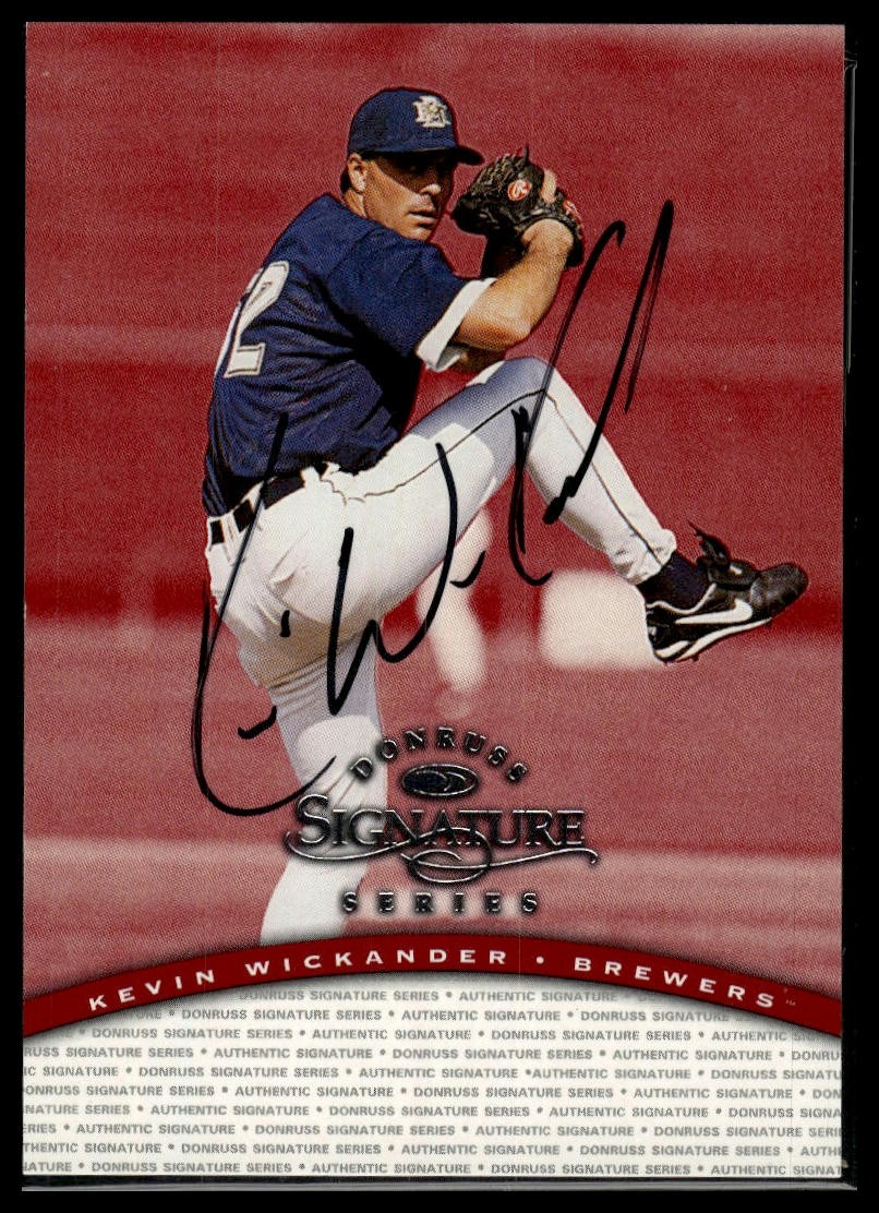 1997 Donruss Signature Series #NNO Kevin Wickander Signature Series Auto