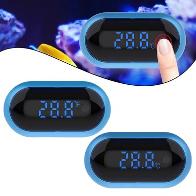 Aquarium Thermometer Mini LCD Digital Fish Tank Water Temperature Meter 0°C~37°C Fish Tank Thermometer Tropical