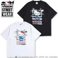 Vision Street Wear x Sanrio Collab Tee Hello Kitty, Kuromi, Badtz Maru, Used