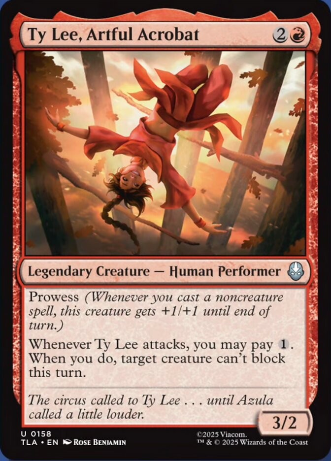 MTG Ty Lee, Artful Acrobat (158/462) Avatar The Last Airbender LP