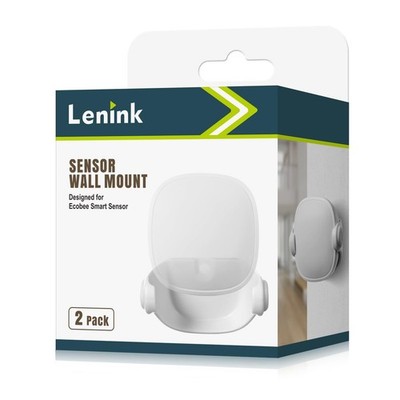 Lenink Wall Mount Compatible with Ecobee Smart Sensor, 2 Pack white