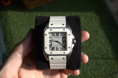 Cartier Santos 100 2878/W20129U2 Medium Size