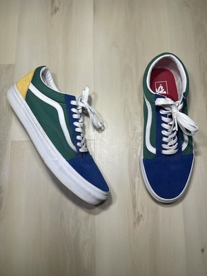Vans Old Skool PRO Shoes Sneakers Skate Green Blue Yacht Club Mens Size 10