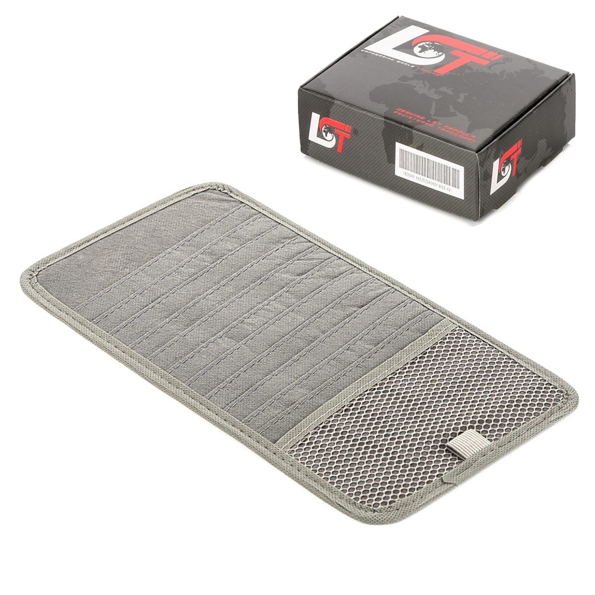 Cd Dvd 12 Sun Visor Bag Organizer Holder Gray for Skoda