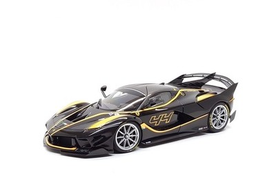 BBR Models 1:18 Ferrari FXX K Evo #44 in Nero Daytona (Diecast