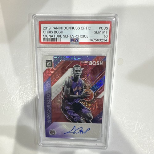 Chris Bosh [Choice] #CBS 2019 Panini Donruss Optic Signature Series card