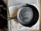 Antique GRISWOLD Number 8 - 10 1/2  inch Cast Iron Skillet Large Block Logo