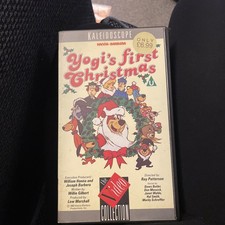 Vintage Kaleidoscope  Yogis First Christmas 1985 VHS Video Collection