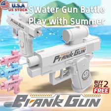 Prank Two-Way Water Gun,Reverse Double Nozzle Long Distance,Prank Water Gun JQ