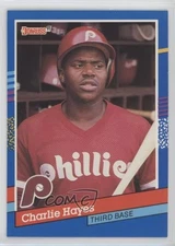 1991 Donruss Charlie Hayes (5 Purple Stripes on Right Border) #278