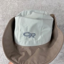 Outdoor Research Seattle Sombrero GORE-TEX Rain Hat Khaki Grey Small 82130