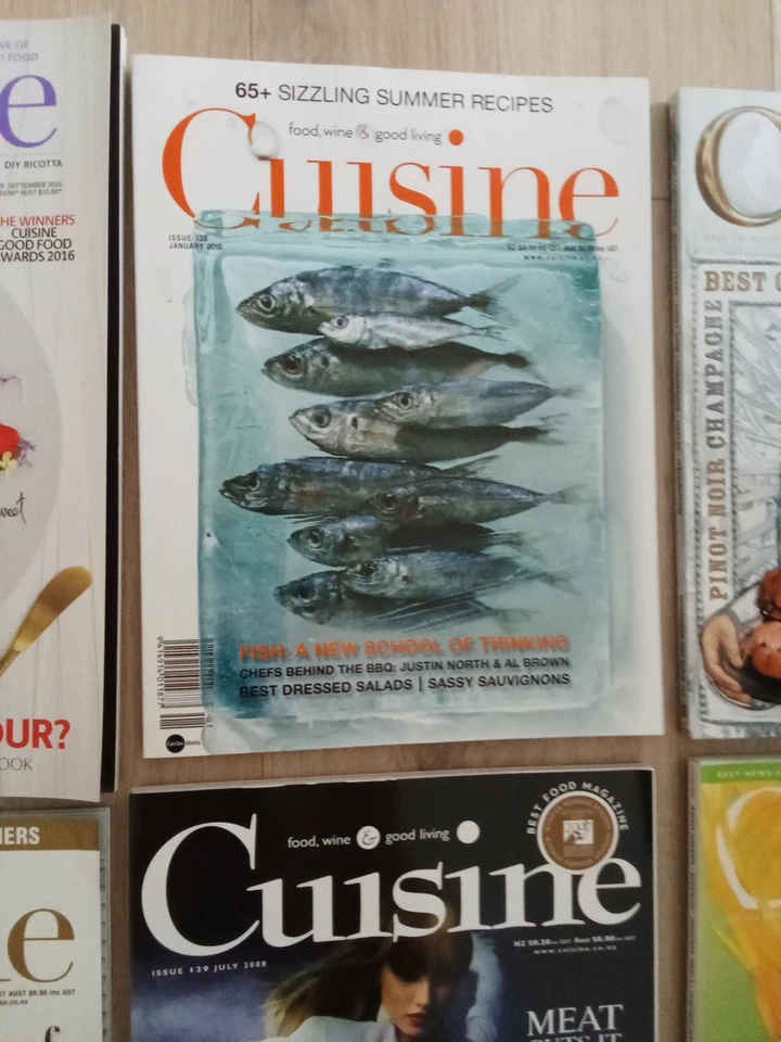 Lot of 6 Cuisine Magazines Cooking - Image 3 of 4