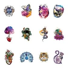 Mystic Temporary Tattoos Choose Individual Tattoo of your Choice 3.5" x 2.5"