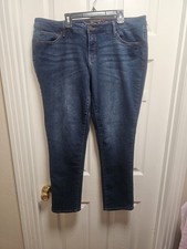 Faded Glory Women's Jeans Blue Size 18 Skinny Jeans Mid Rise Stretch Denim Pants
