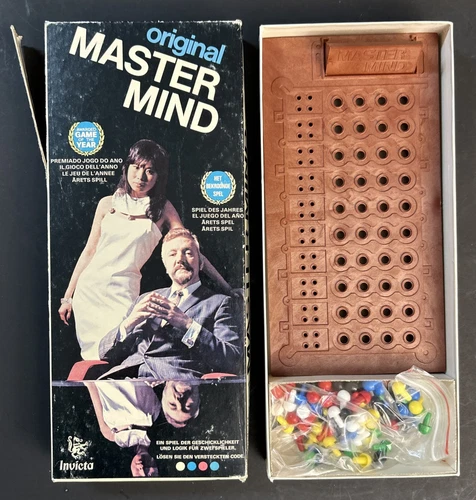 Vintage 1972 MASTERMIND Game by Invicta w/ All Game Parts - Missing Instructions