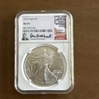 2025 American Silver Eagle NGC MS70 Everhart Signature