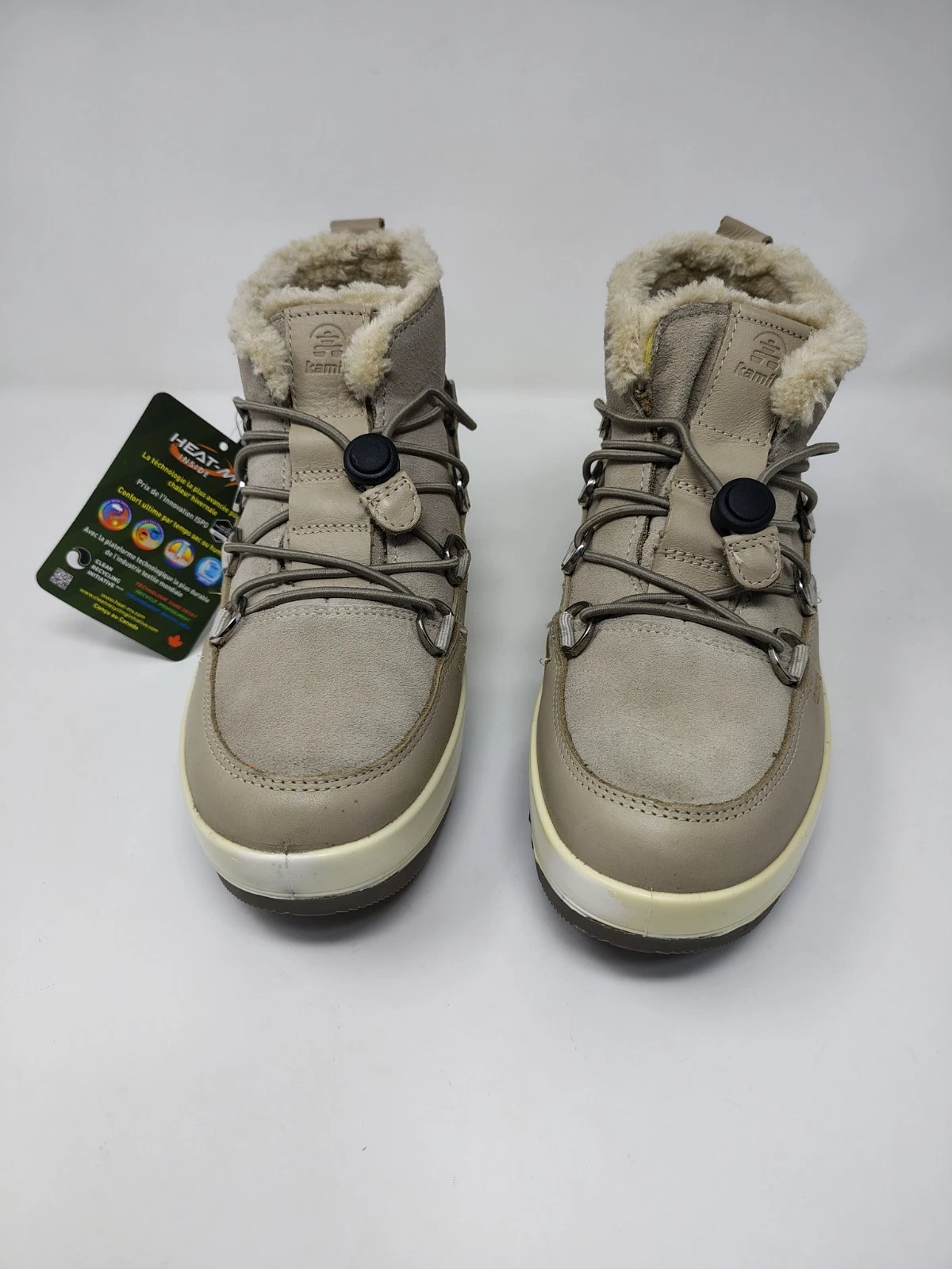 Kamik Womens Celeste Lo Sz 7 Insulated Waterproof Winter Boots Olive NEW