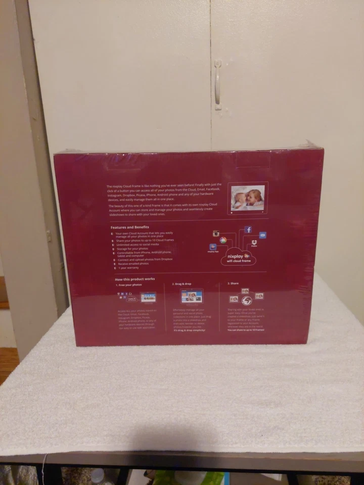 Nixplay Wi-Fi Cloud Digital Photo Frame 15” Display Brand New W15A - Image 4 of 4
