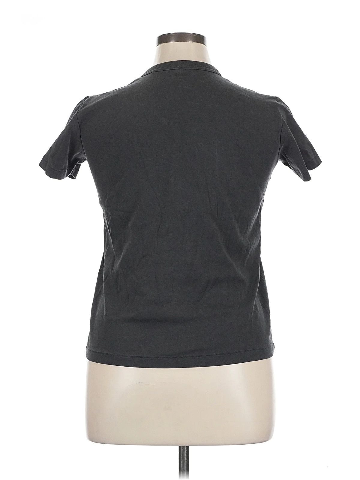 Uniqlo U Women Gray Short Sleeve Turtleneck XL thumbnail 2