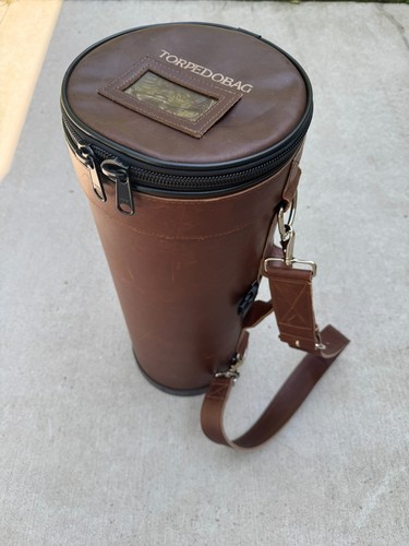 Torpedo Bag, Loredo, Single Trumpet Case, Leather, Chocolate Brown
