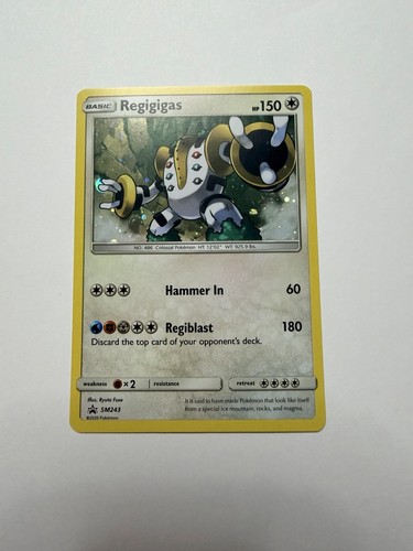 Regigigas Promo SM Promos SM243 NM