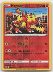 Magmar 029/192 Reverse Holo Common Rebel Clash