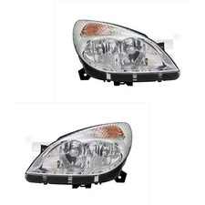 Scheinwerfer Set links & rechts H7/H4 mit Nebelscheinwerfer für Citroën C5 I