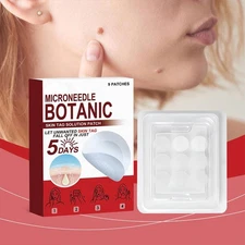 1/2Box MICRONEEDLE BOTANIC Skin Tag & Acne Patch Skin Tag Remover Patches