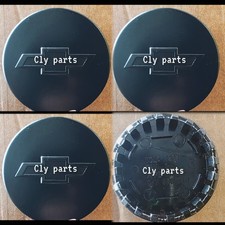 4x Matt Center Wheel Caps 66mm Blazer Camaro Colorado Equinox Traverse Black