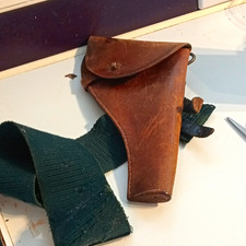 Smith & Wesson S.M.L.S .38 Brown Leather Shoulder Holster w/ Strap