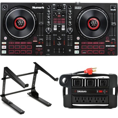 Numark MIXTRACK Platinum FX 4-channel Serato DJ Lite Controller with Laptop