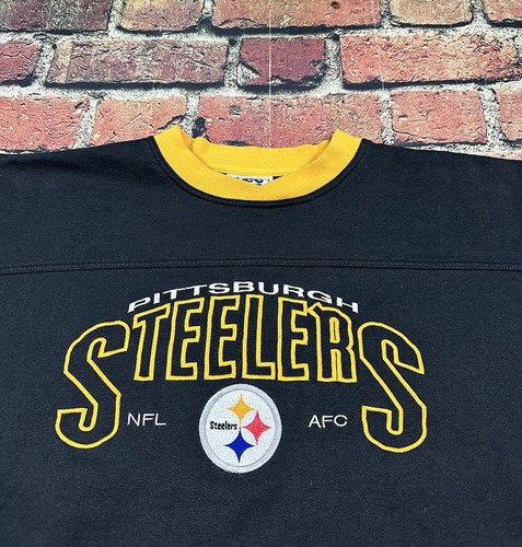 Vintage Lee Sport Pittsburgh Steelers NFL Crewneck Sweatshirt Men’s Large 90s - Picture 6 of 9