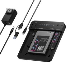 M.2 NVMe & SATA SSD/HDD Docking Station, USB-C 3.2 Gen 2 (10 Gbps) Hard Drive...