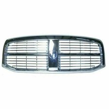 Front Grill Grille Assembly All Chrome For 2006-2009 Dodge Ram 1500 Pickup