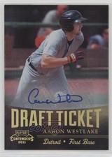 2011 Playoff Contenders Draft Tickets Signatures Aaron Westlake #DT32 Auto 1k5