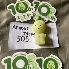 Smiski Birthday Series SECRET “Melting”, candle Smiski, + All 4 special stickers