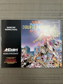 Double Dragon II 2 - Nintendo NES - Originale autentico - completo con manuale