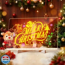 Conatu LED Drawing Board for Kids, Acrylic Dry Erase Light-Up Boa