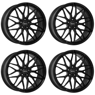 4 Dotz Suzuka black wheels 8.0Jx18 5x114.3 for Hyundai Elantra Ioniq Kona Tucson