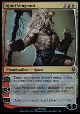 Ajani Vengeant -Foil Light Play MTG Duel Decks: Ajani vs Nicol Bolas