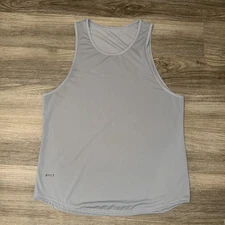 BYLT Drop-Cut Men’s Tank Top Size Large Gray