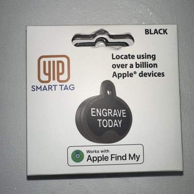 YIP Smart Tag Pet ID Tag and Tracker, Black FOR APPLE PHONES''BRAND NEW SEALED''
