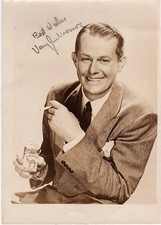 VAUGHN MONROE & ZIGGY TALENT Original Autogra...
