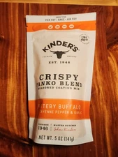 Kinder's Buttery Buffalo Seasoned Panko Bread Crumb Coating Mix, 5oz