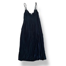 Urban Outfitters Dara Lace Trim Midi Dress Womens Size XS Black Date Party