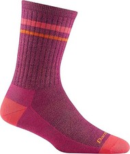 Darn Tough 6064 Boysenberry Women's Letterman Crew Lightweight Lifestyle Sock