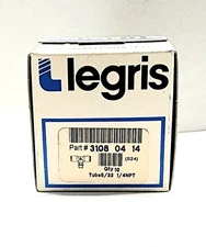 Legris 3108 04 14  Box of 10 Branch Tee Fitting 5/32" or 4mm Tube 1/4" NPTM NEW