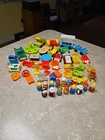 Vintage Fisher-Price Little People 50 Pieces Played With Excessive Inventory